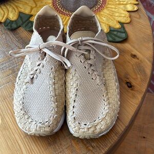 Nike Air Footscape Tan Woven Sneakers